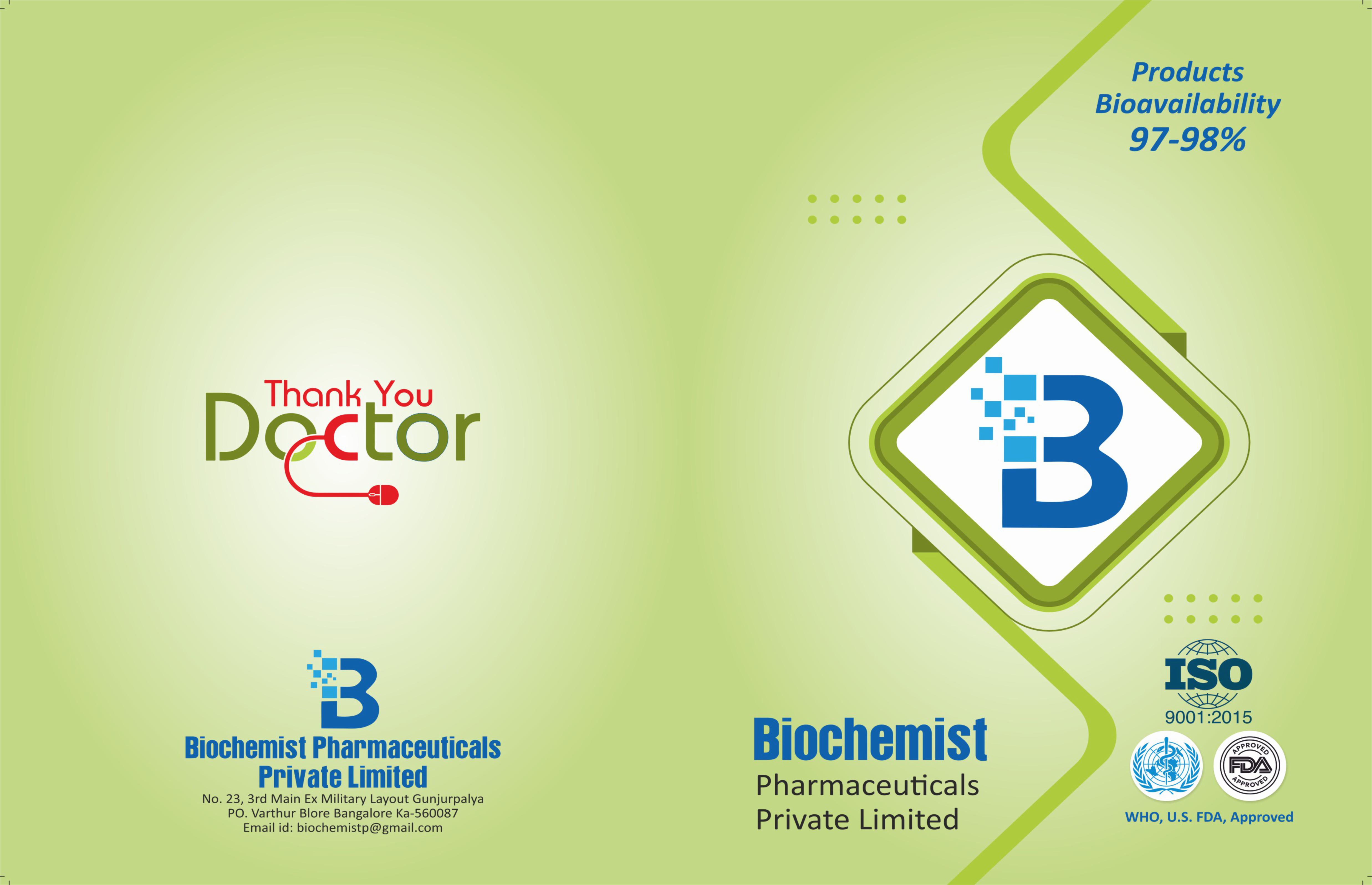 Biochemist Pharma Visual Aid — Page 1